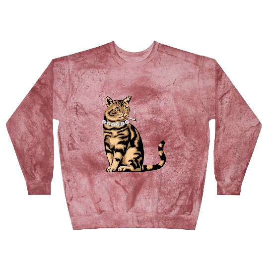 Cat Smoking Blast Sweatshirts