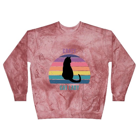 crazy cat lady Blast Sweatshirts