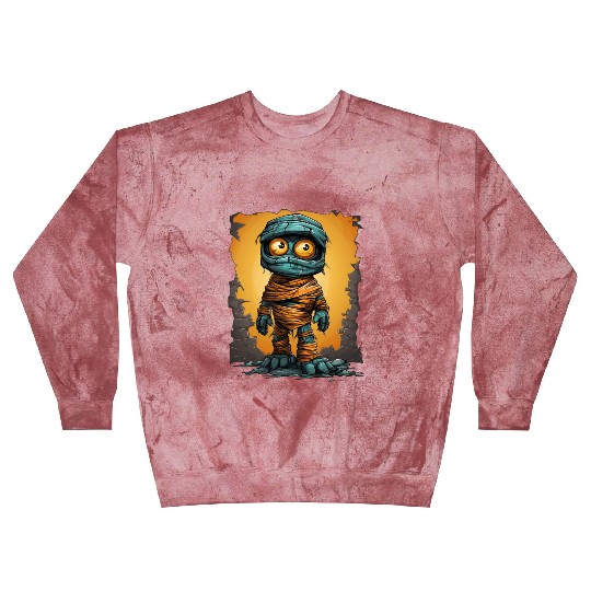 Halloween Spooky Cartoon Mummy Blast Sweatshirts