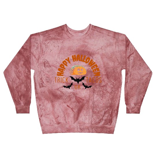 Trick or tacos halloween Blast Sweatshirts