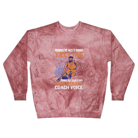 This Is Just My Basketball Coach Voice 2 Blast Sweatshirts