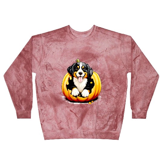 Halloween Bernese Mountain Dog Blast Sweatshirts