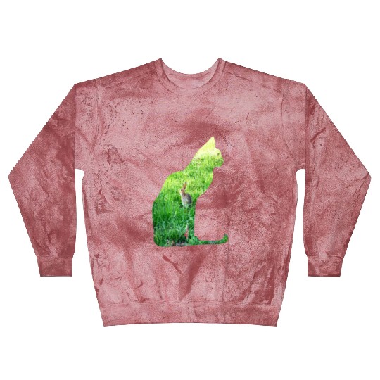 Cat Ate The Rabbit in The Grass Blast Sweatshirts