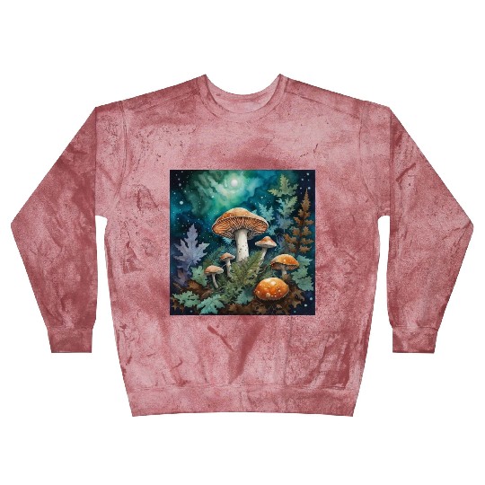 Full Moon Mushroom Nature Blast Sweatshirts