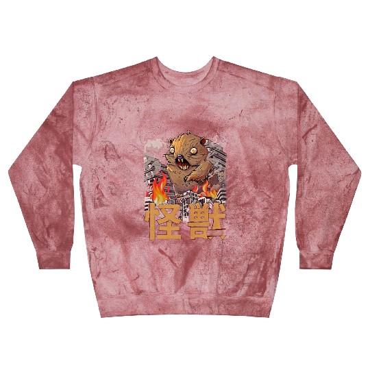 Kaiju Quokka Japanese Anime Monster Blast Sweatshirts