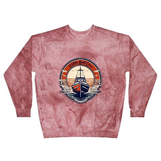 Motorboat / Boat / Ship / Water / Ocean / Sea Blast Sweatshirts