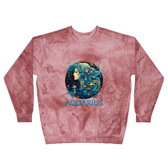 Embrace Your Aquarius Identity: Aquarius Zodiac Blast Sweatshirts