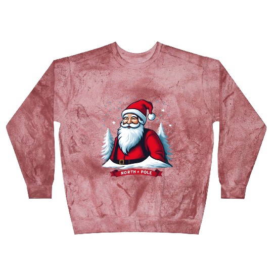 North Pole santa merry christmas Blast Sweatshirts