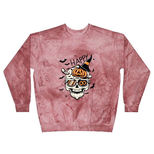 Skull Candy Punppkin Halloween Blast Sweatshirts