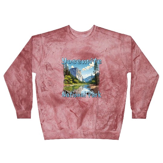 Yosemite National Park: Colorful Landscape in Blast Sweatshirts
