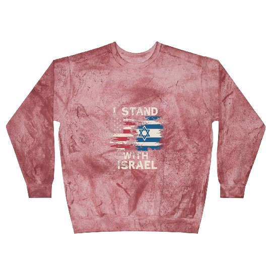 I Stand With Israel Patriotic Blast Sweatshirts