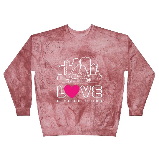 Love City Life in St. Louis Missouri Blast Sweatshirts