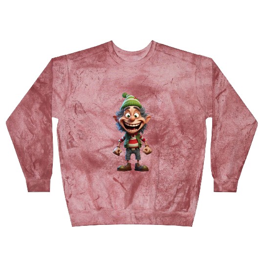 Joyful Christmas Cartoon Festive Frolics Blast Sweatshirts