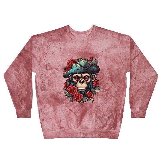 Pirate Monkey / Ahoi / Rose / Anchor / Animal Blast Sweatshirts