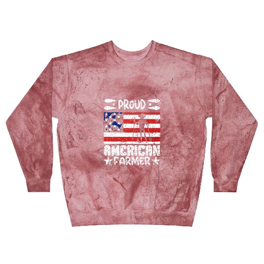 Proud american farmer quote Blast Sweatshirts