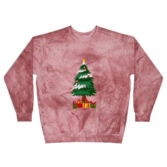 Merry Christmas Tree with Surprise Presents Boxes Blast Sweatshirts