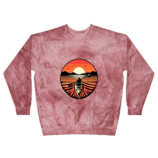 Kayak Sunset Blast Sweatshirts