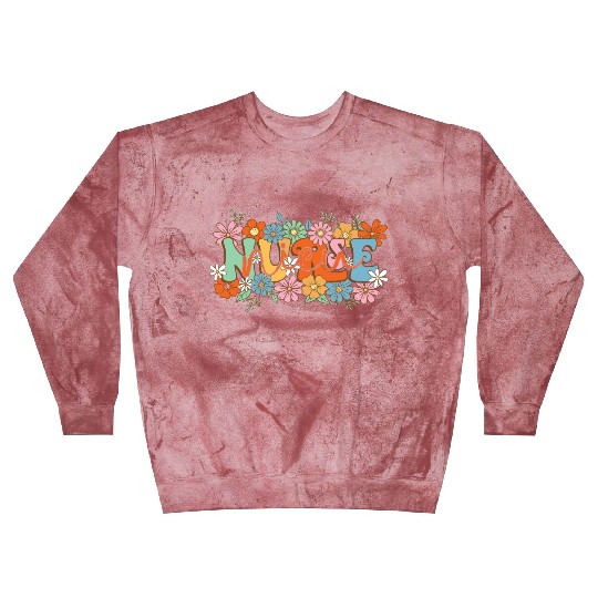 NICU Nurse Flower Blast Sweatshirts
