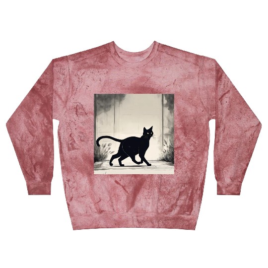 Black Cat Blast Sweatshirts