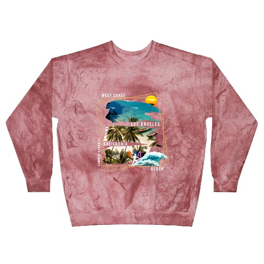 West Coast Los Angeles California Beach Blast Sweatshirts