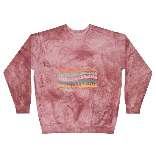 North Carolina State North Carolinian Pride Groovy Blast Sweatshirts