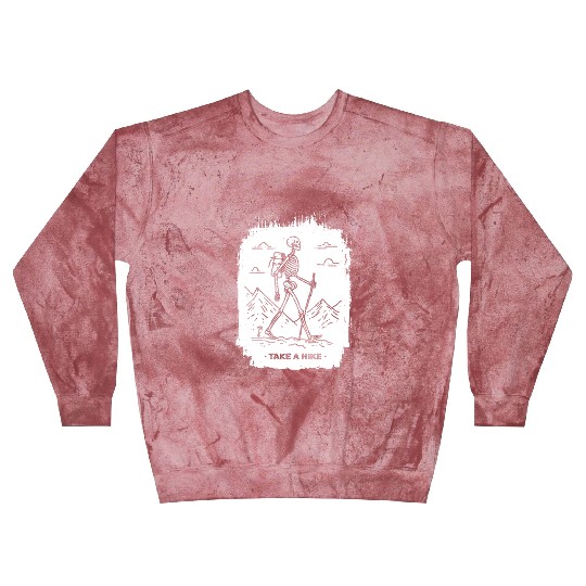 Take a Hike - White Ink Blast Sweatshirts