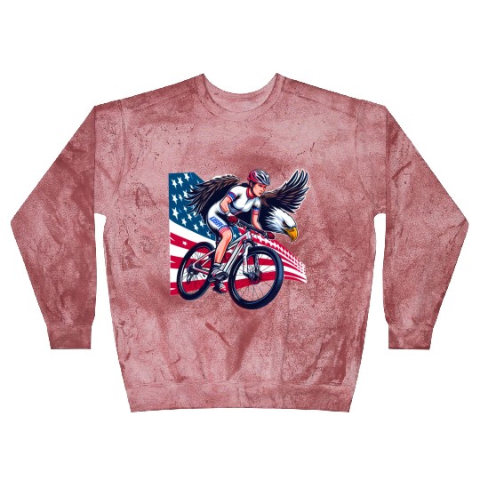 USA Egle biker mtb racer girl Blast Sweatshirts