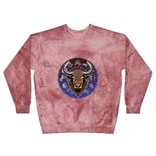Taurus Zodiac star sign horoscope Astrology Blast Sweatshirts