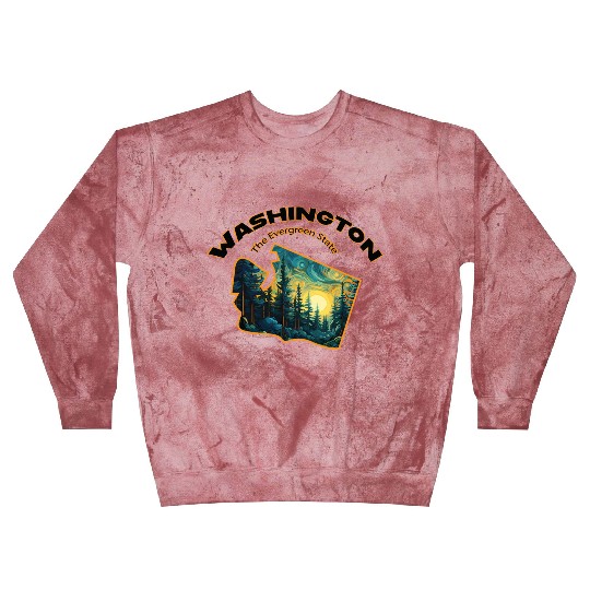 Washington Wildlife - evergreen Blast Sweatshirts