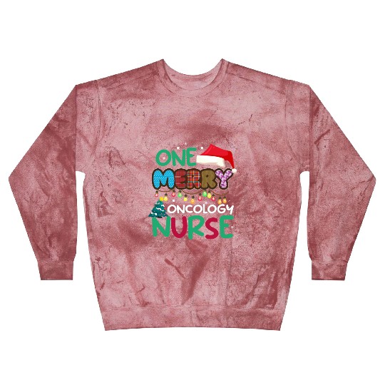 One merry Oncology Nurse Christmas Blast Sweatshirts