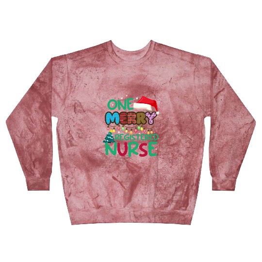One Merry Registered Nurse Christmas Blast Sweatshirts