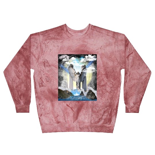 Celestial Gateway - Angelic Serenity Blast Sweatshirts
