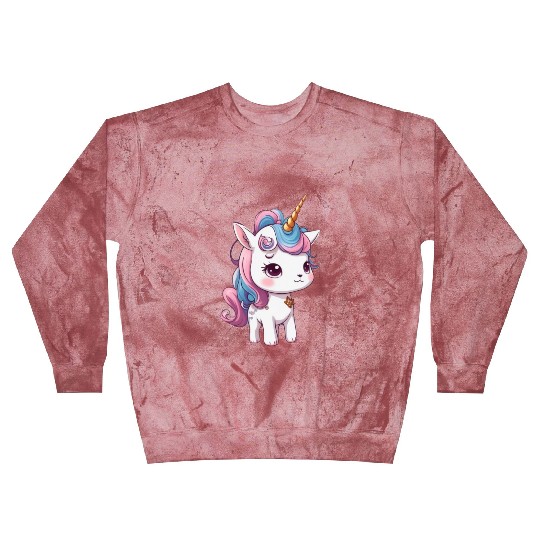 Rainbow unicorn 3 Blast Sweatshirts
