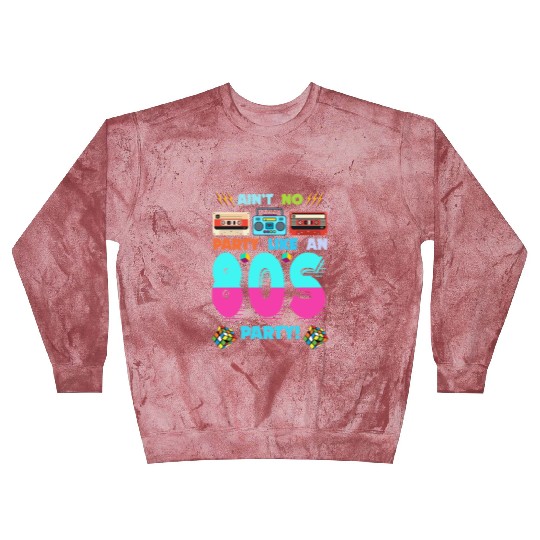 80s Party Vibes - Retro Design with Cassette Tapes Blast Sweatshirts