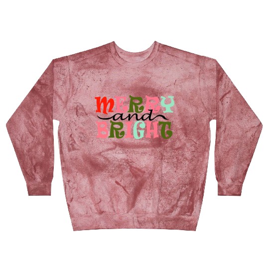 Merry and Bright Christmas Blast Sweatshirts