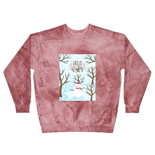 Hello Winter Wonderland Blast Sweatshirts