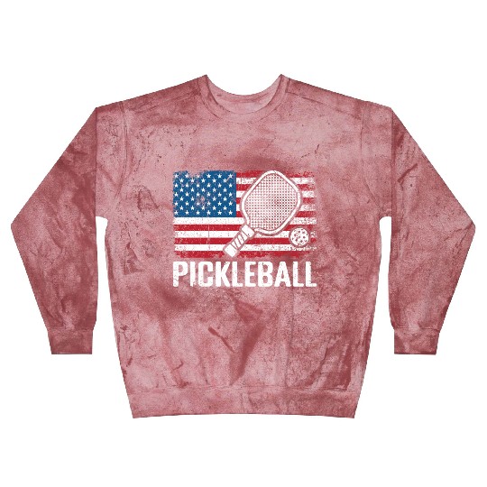 US Flag Pickleball Blast Sweatshirts