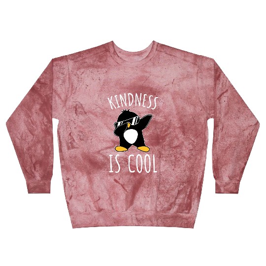 Kindness Is Cool Dabbing Dab Dance Funny Penguin Blast Sweatshirts