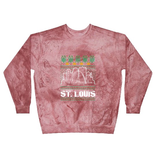 St. Louis Missouri Ugly Christmas Blast Sweatshirts