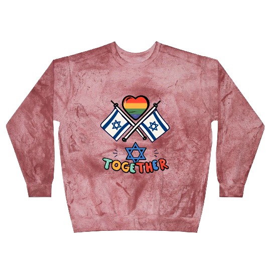 LGBTQ community STANDS WITH ISRAEL Blast Sweatshirts
