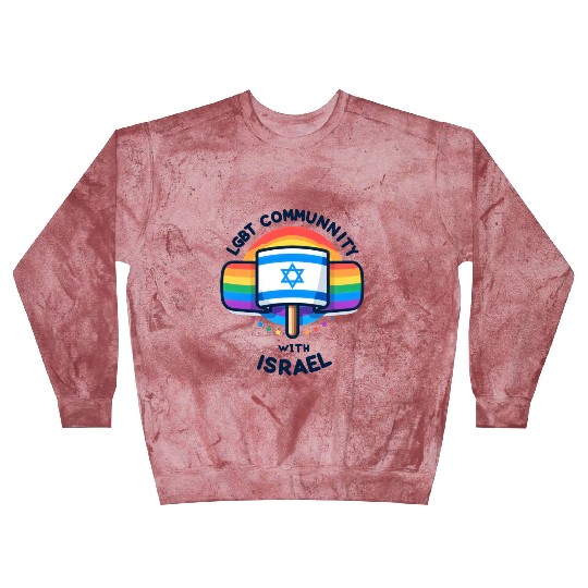 LGBTQ community STANDS WITH ISRAEL Blast Sweatshirts