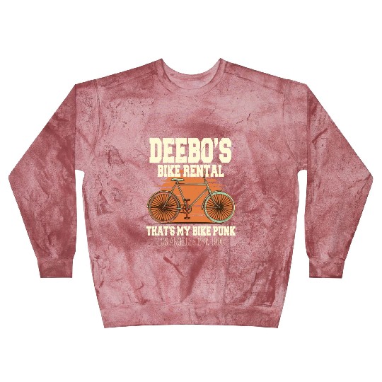 Deebo Bike Rental That's My Bike Punk Blast Sweatshirts