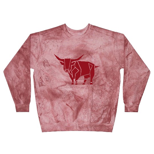 Courageous Bull Heart Blast Sweatshirts