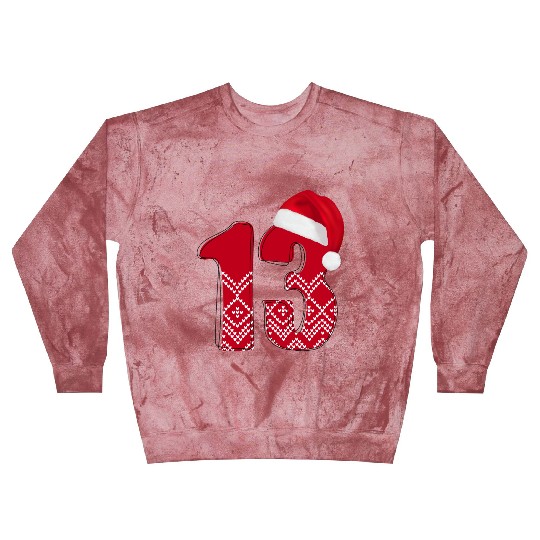 13 Year Old Teenager - Christmas Number Thirteen Blast Sweatshirts