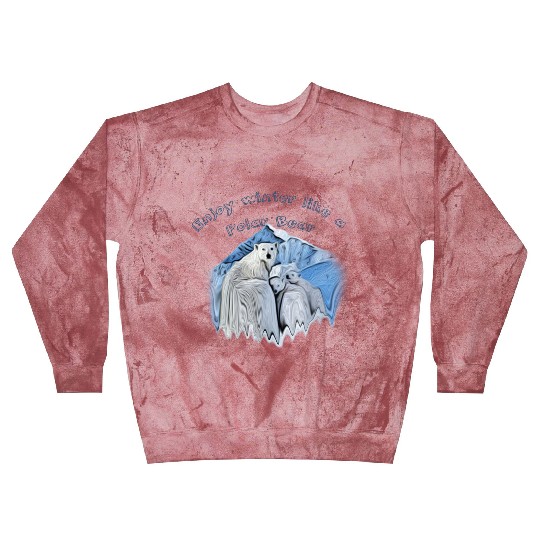 Enjoy winter like a polar bear Blast Sweatshirts