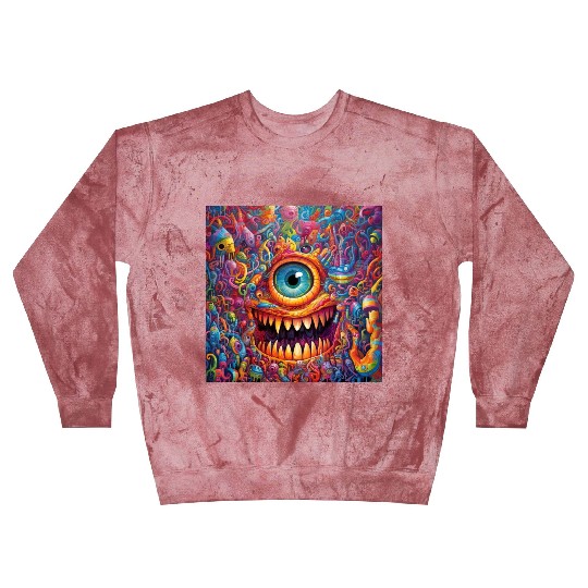 Going On a Little Trip - Cyclops and Teeth Psyched Blast Sweatshirts