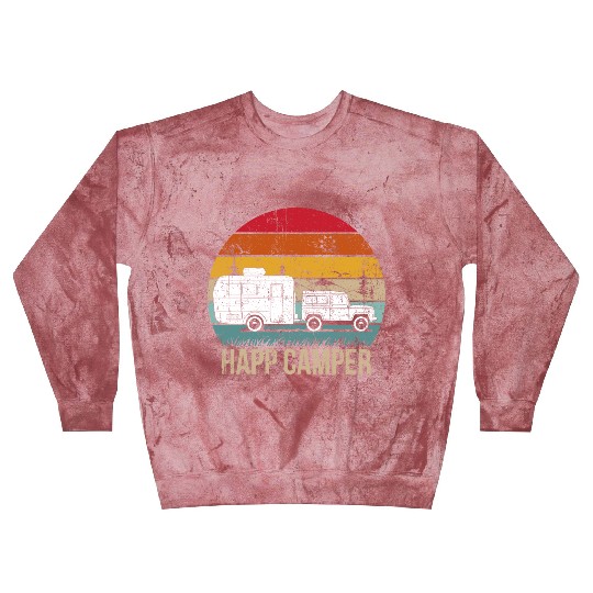 Happy Camper Blast Sweatshirts