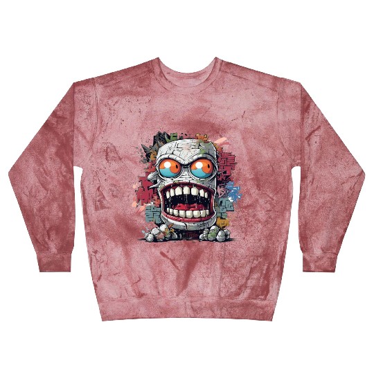 Graffiti Monster Madness edgy Street Art Apparel Blast Sweatshirts