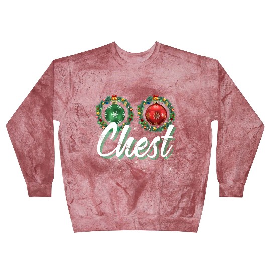 Chest Nuts Christmas Couple Funny Matching Blast Sweatshirts
