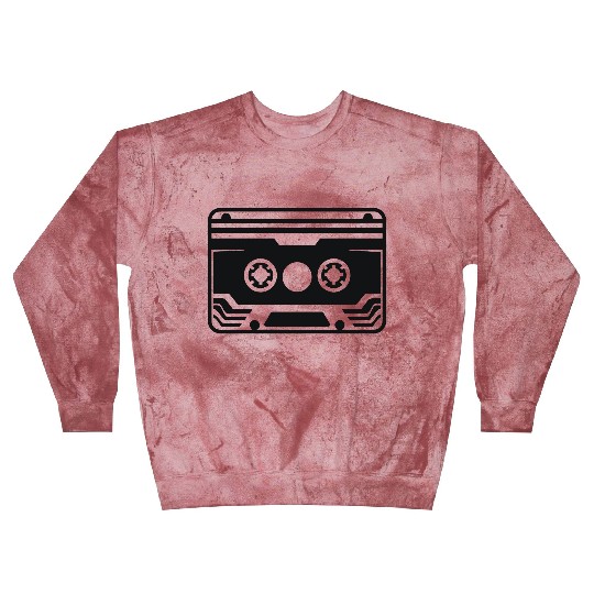 A vintage-inspired illustration of cassette tape Blast Sweatshirts